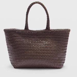 Club Monaco Woven Leather Bag